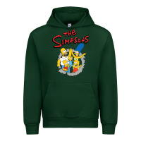 Forest Green the simpsons funny family Urban Hoodie - artisFamous