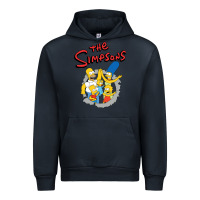 Navy the simpsons funny family Urban Hoodie - artisFamous