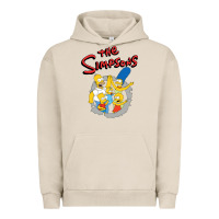 Pigment French Oak the simpsons funny family Urban Hoodie - artisFamous
