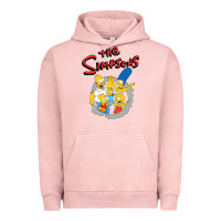 Pigment Salmon the simpsons funny family Urban Hoodie - artisFamous
