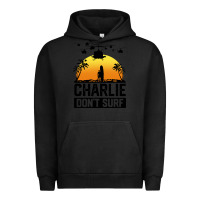 Pigment Black summer vacation charlie don't surf Urban Hoodie - artisFamous