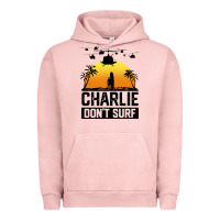 Pigment Salmon summer vacation charlie don't surf Urban Hoodie - artisFamous