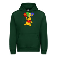 Forest Green hunny the pooh Urban Hoodie - artisFamous