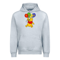 Heather Grey hunny the pooh Urban Hoodie - artisFamous
