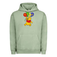 Pigment Oil Green hunny the pooh Urban Hoodie - artisFamous