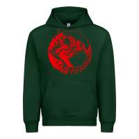 Forest Green xenomorph Urban Hoodie - artisFamous