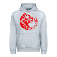 Heather Grey xenomorph Urban Hoodie - artisFamous