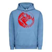 Pigment Pebble Blue xenomorph Urban Hoodie - artisFamous