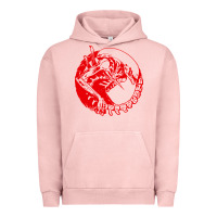 Pigment Salmon xenomorph Urban Hoodie - artisFamous