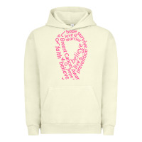 Pigment Pistachio Pink Ribbon Urban Hoodie - artisFamous
