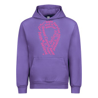 Tulip Pink Ribbon Urban Hoodie - artisFamous