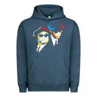 Pigment Midnight Navy blues brothers Urban Hoodie - artisFamous