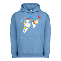 Pigment Pebble Blue blues brothers Urban Hoodie - artisFamous