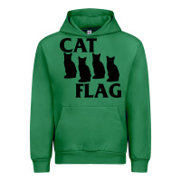 Emerald cat flag Urban Hoodie - artisFamous
