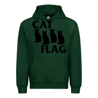 Forest Green cat flag Urban Hoodie - artisFamous