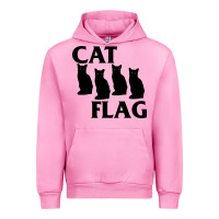 Fuchsia Pink cat flag Urban Hoodie - artisFamous