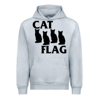 Heather Grey cat flag Urban Hoodie - artisFamous