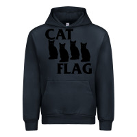 Navy cat flag Urban Hoodie - artisFamous