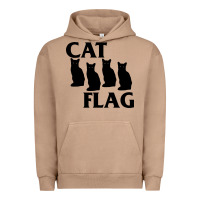 Pigment Burro cat flag Urban Hoodie - artisFamous