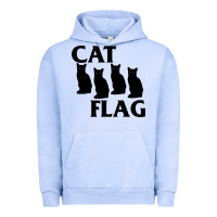 Pigment Grape Ice cat flag Urban Hoodie - artisFamous
