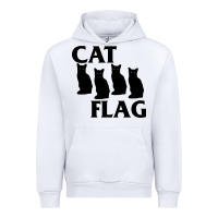 White cat flag Urban Hoodie - artisFamous
