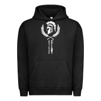 Pigment Black sparta krieger fitness   molon labe Urban Hoodie - artisFamous