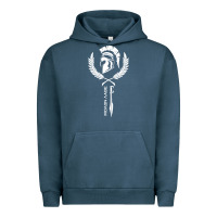 Pigment Midnight Navy sparta krieger fitness   molon labe Urban Hoodie - artisFamous