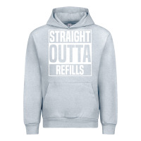 Heather Grey straight outta refills funny pharmacy technician pharmacist Urban Hoodie - artisFamous
