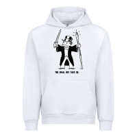 White you shall not pass go Urban Hoodie - artisFamous