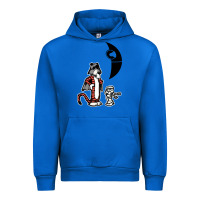 Cobalt hobbes and calvin Urban Hoodie - artisFamous