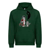 Forest Green hobbes and calvin Urban Hoodie - artisFamous