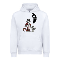 White hobbes and calvin Urban Hoodie - artisFamous