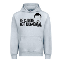 Heather Grey be curious not judgemental Urban Hoodie - artisFamous