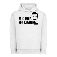 Pigment Lunar Rock be curious not judgemental Urban Hoodie - artisFamous