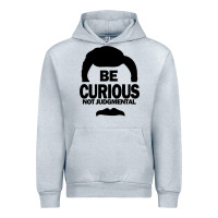 Heather Grey be curious not judgmental Urban Hoodie - artisFamous