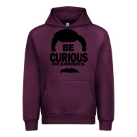 Mauve Wine be curious not judgmental Urban Hoodie - artisFamous