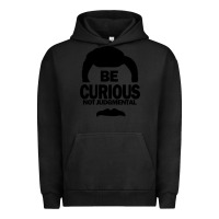 Pigment Black be curious not judgmental Urban Hoodie - artisFamous