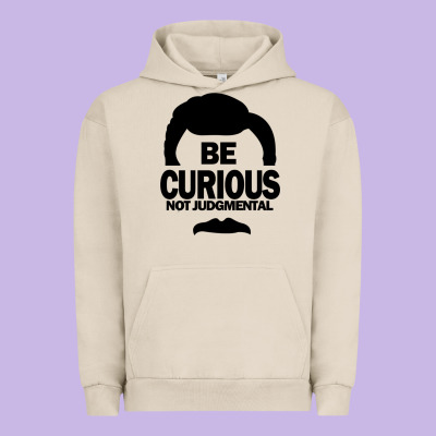Be Curious Not Judgmental Urban Hoodie Designed By Artisfamous