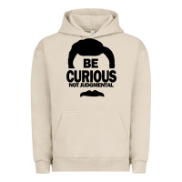 Pigment French Oak be curious not judgmental Urban Hoodie - artisFamous