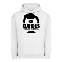 Pigment Lunar Rock be curious not judgmental Urban Hoodie - artisFamous