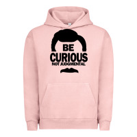Pigment Salmon be curious not judgmental Urban Hoodie - artisFamous