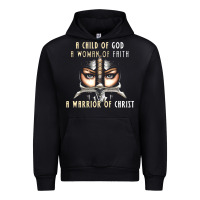 Black child of god woman of faith warrior of christ Urban Hoodie - artisFamous