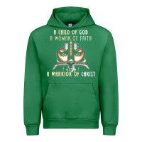 Emerald child of god woman of faith warrior of christ Urban Hoodie - artisFamous