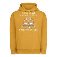 Pigment Peanut Butter child of god woman of faith warrior of christ Urban Hoodie - artisFamous