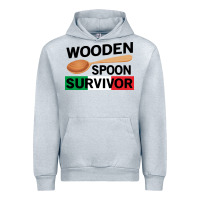 Heather Grey funny wooden spoon survivor Urban Hoodie - artisFamous