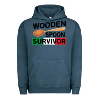 Pigment Midnight Navy funny wooden spoon survivor Urban Hoodie - artisFamous