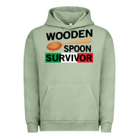 Pigment Oil Green funny wooden spoon survivor Urban Hoodie - artisFamous