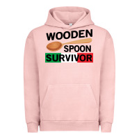 Pigment Salmon funny wooden spoon survivor Urban Hoodie - artisFamous