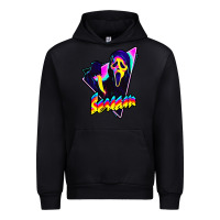 Black scream horror movie Urban Hoodie - artisFamous