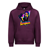 Mauve Wine scream horror movie Urban Hoodie - artisFamous
